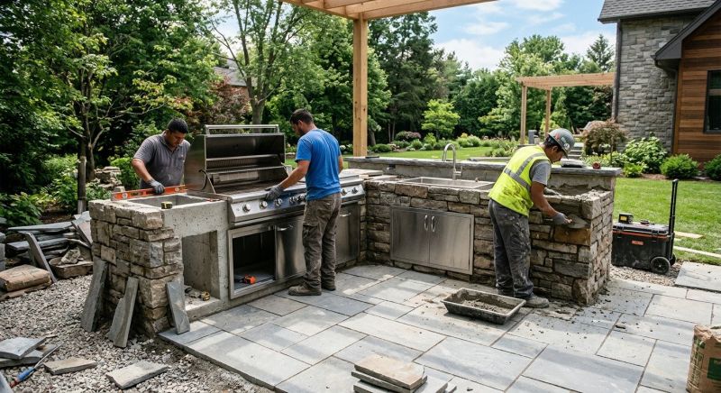 Outdoor Kitchen Layout Ideas