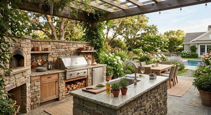 Outdoor Kitchen Layout Ideas